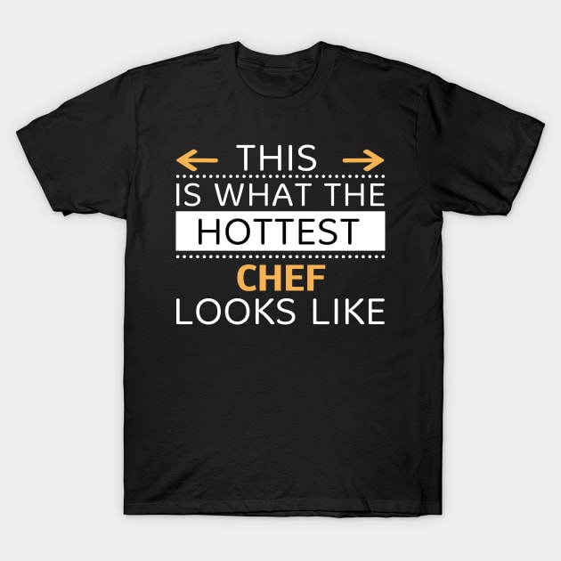 Chef Looks Like Creative Job Typography Design T-Shirt by Stylomart